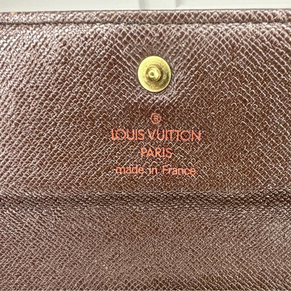 Louis Vuitton Damier Ebene Etui Papier Wallet | Trifold Snap | Authentic - Picture 7 of 10
